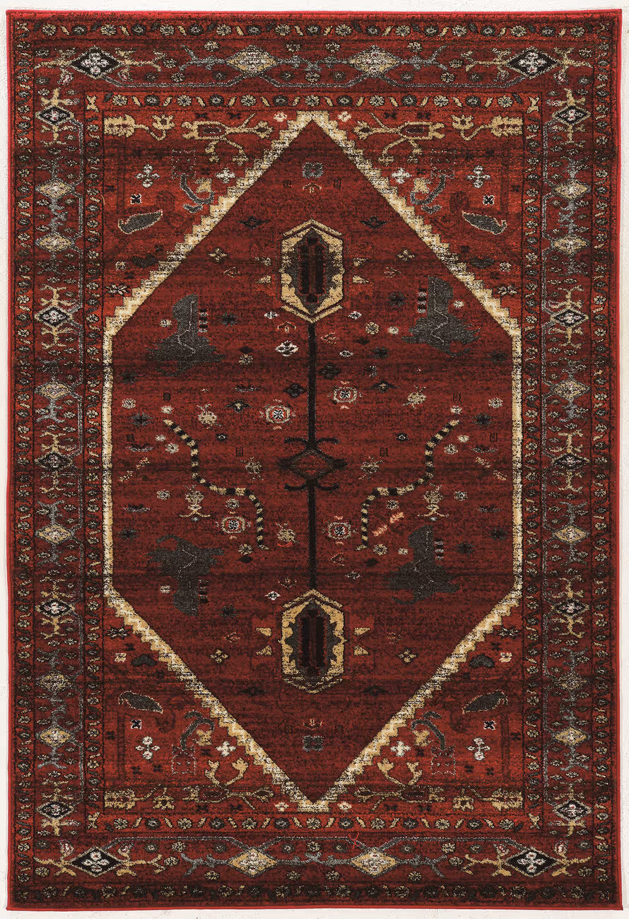 Linon Red Rug 5