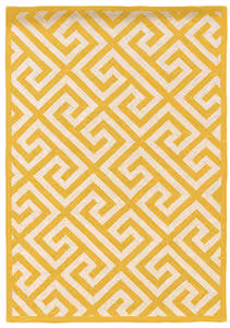 Linon Orange Patterned Rug 2 Product Image
