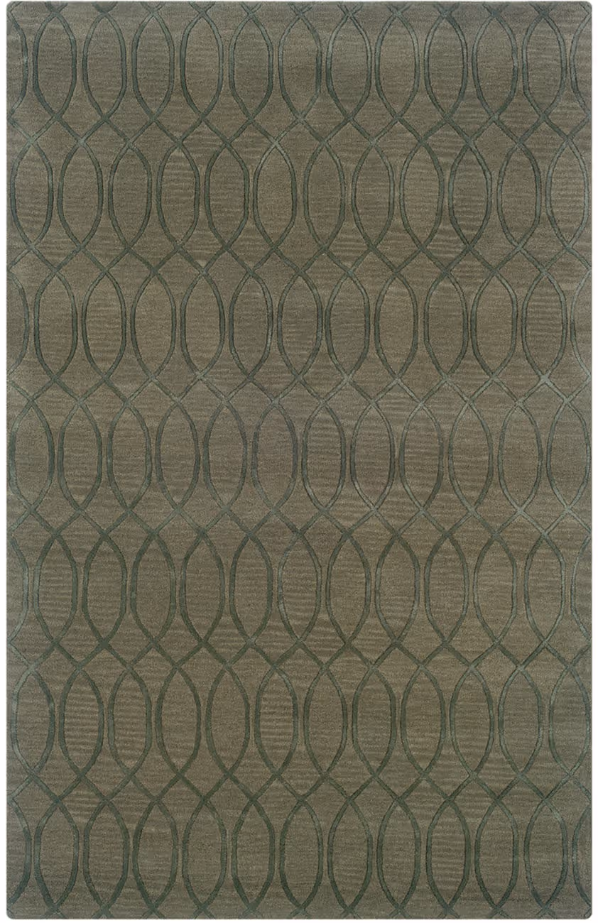 Linon Brown Patterned Rug 3