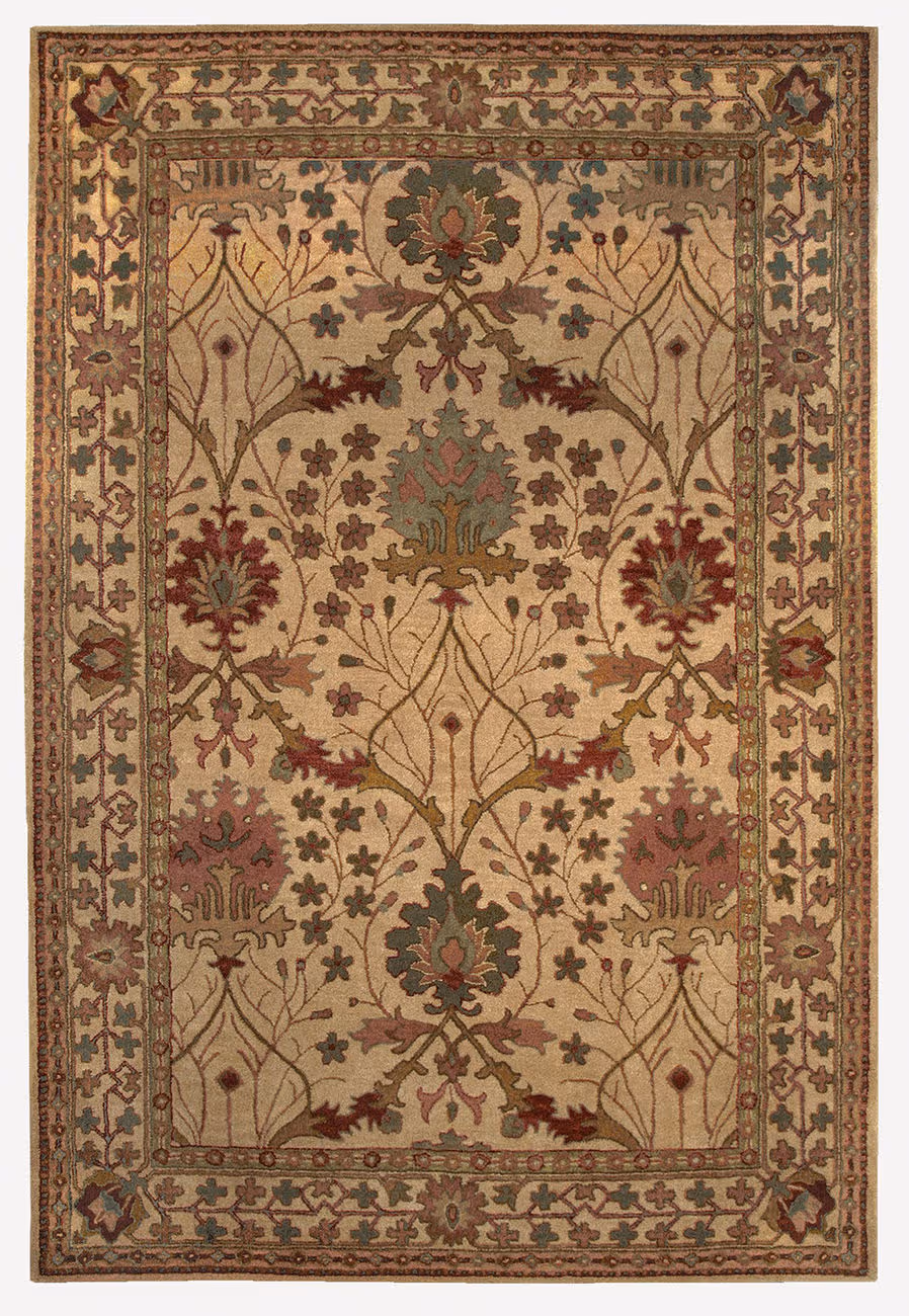 Linon Brown Traditional Rug 16