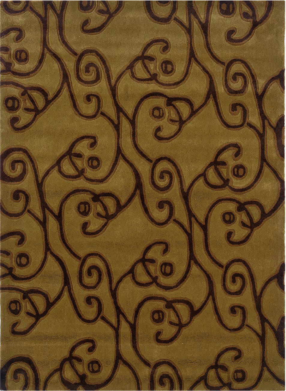 Linon brown patterned rug 8 from the studio rugs collection collection