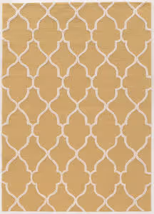 Linon Yellow Hilo Rug Product Image