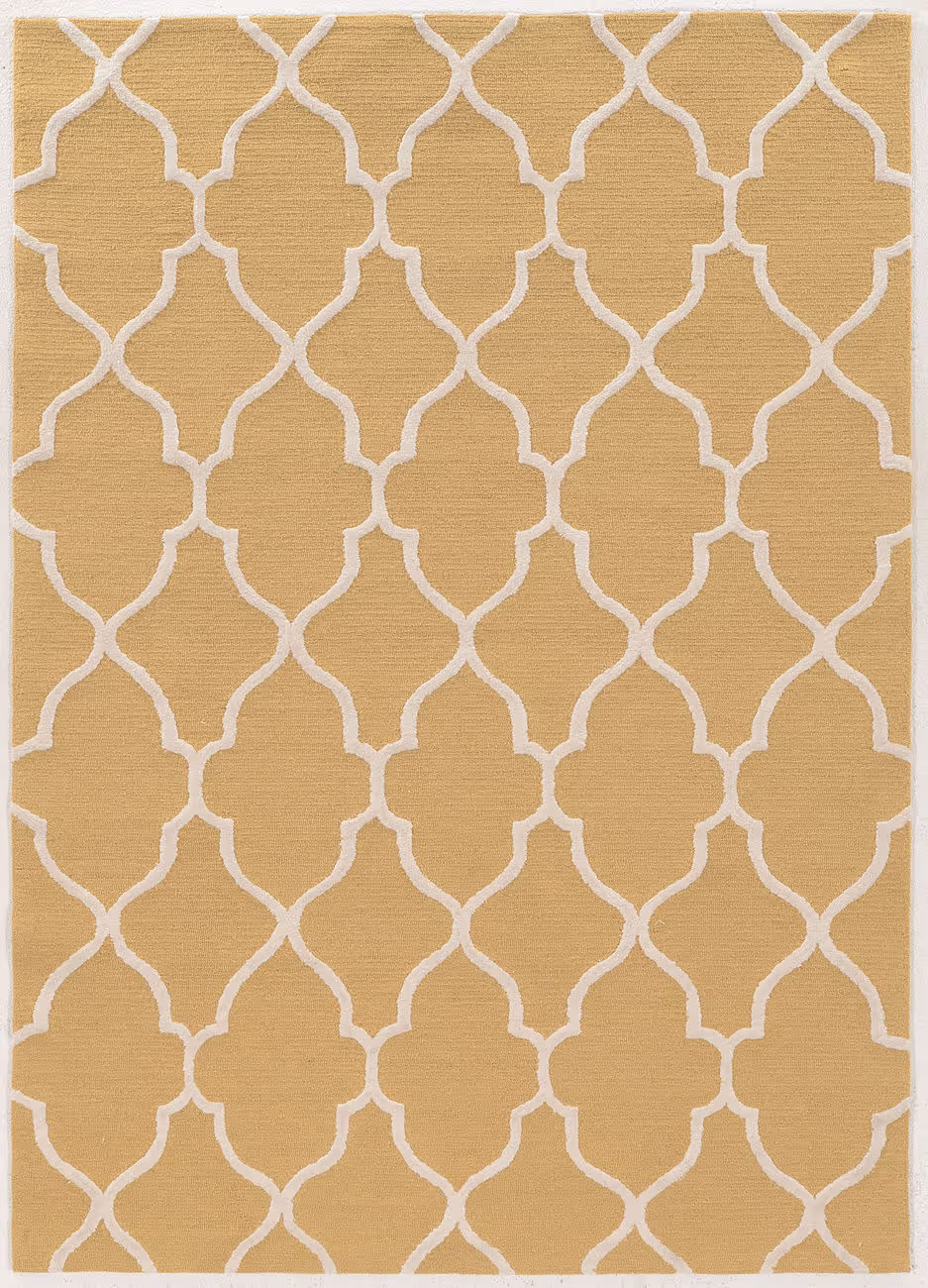 Linon Yellow Hilo Rug