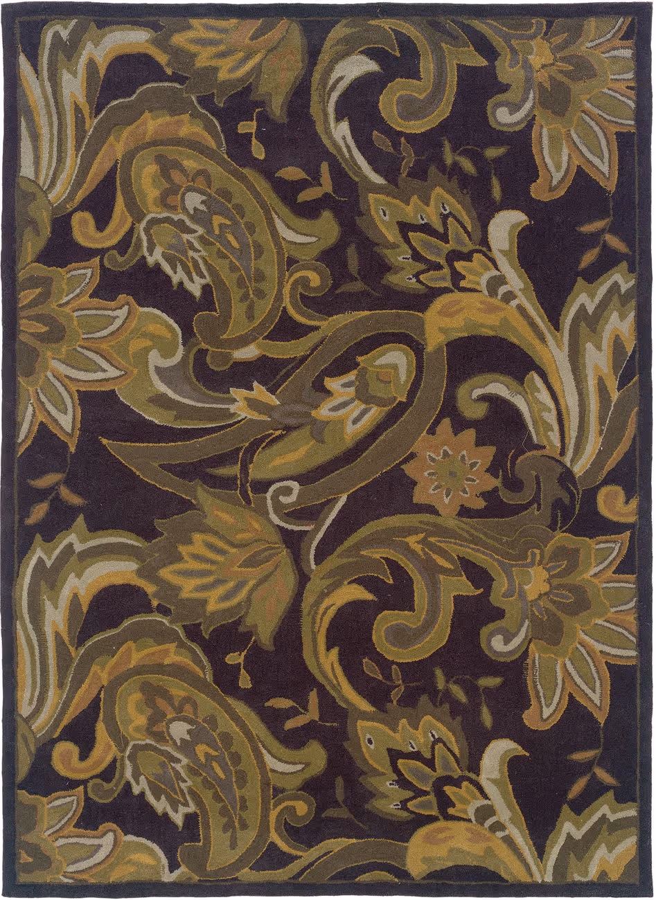 Linon Brown Transitional Rug 3