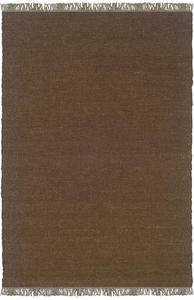 Linon Brown Wool Braided Rug 2 Product Image