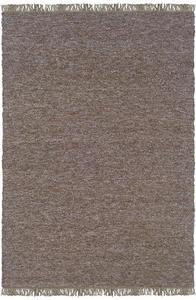 Linon Brown Wool Braided Rug 3 Product Image