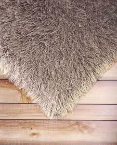 FlokatiRug Brown Solid Color Shag Rug 2 Product Image