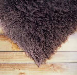 FlokatiRug Brown Solid Color Shag Rug Product Image