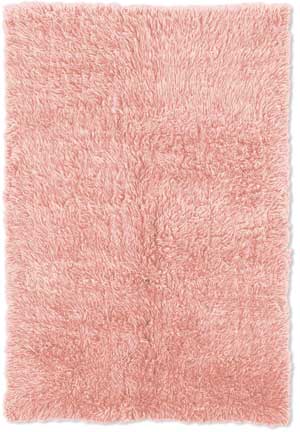 FlokatiRug Pink Solid Color Shag Rug Product Image