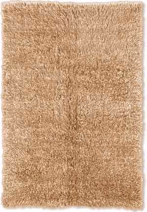 FlokatiRug Beige Solid Color Shag Rug Product Image