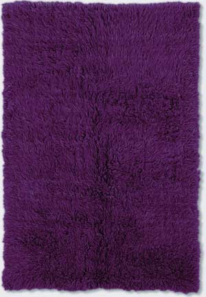 FlokatiRug Purple Solid Color Shag Rug 2 Product Image