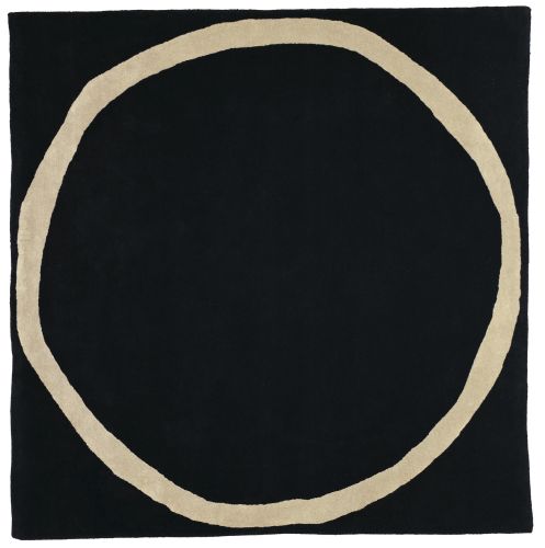 Nanimarquina Black Oddly Shaped Wool Rug Product Image