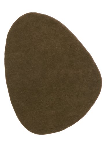 Nanimarquina Brown Oddly Shaped Wool Rug Product Image