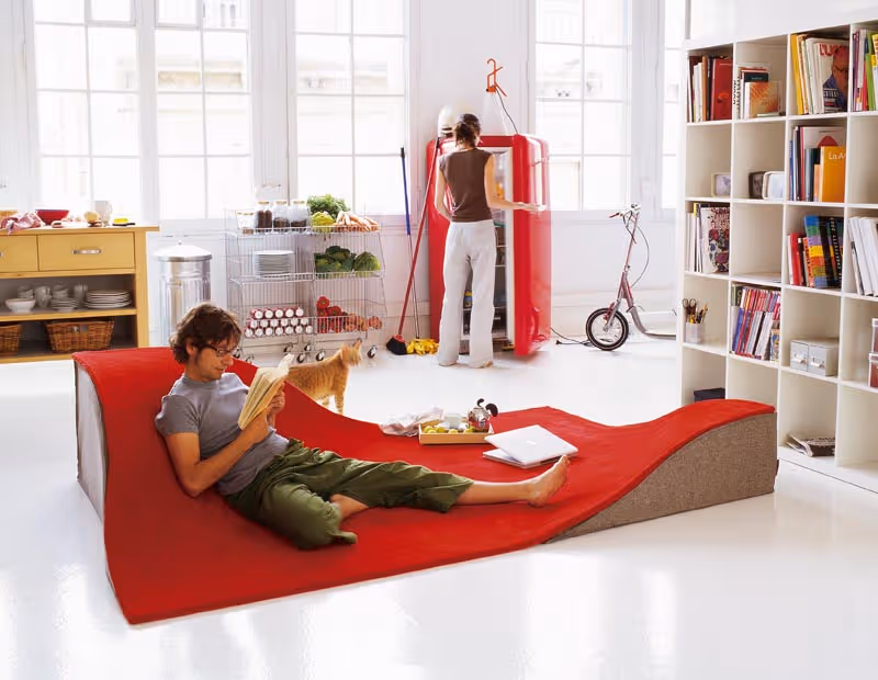 Nanimarquina Red Hilo Felt Rug