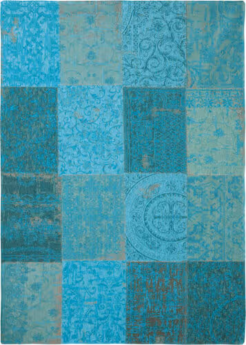 Louis De Poortere Vintage - Multi Blue Flatweave Cotton Rug Product Image