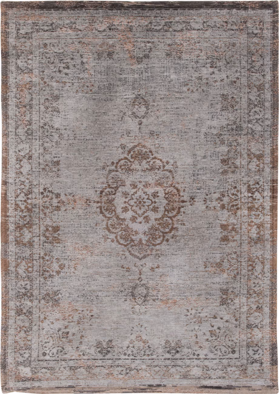 Louis De Poortere Fading World - Medaillon Beige Flatweave Cotton Rug