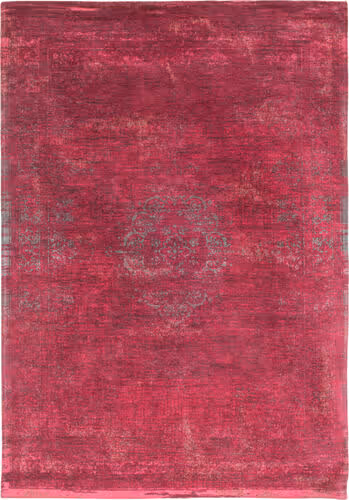 Louis De Poortere Fading World - Medaillon Pink Flatweave Cotton Rug Product Image