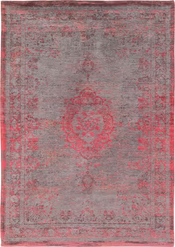 Louis De Poortere Fading World - Medaillon Pink Flatweave Cotton Rug Product Image