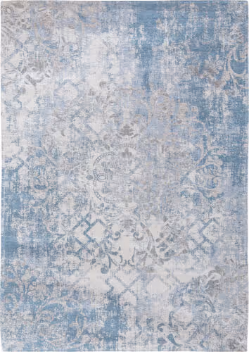Louis De Poortere Fading World - Babylon Blue Flatweave Cotton Rug Product Image