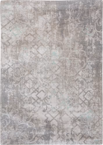 Louis De Poortere Fading World - Babylon Gray Flatweave Cotton Rug Product Image