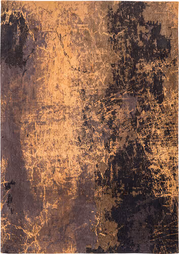 Louis De Poortere Mad Men - Cracks Yellow Flatweave Cotton Rug Product Image