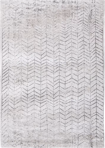 Louis De Poortere Mad Men - Jacob's Ladder Gray Flatweave Cotton Rug Product Image