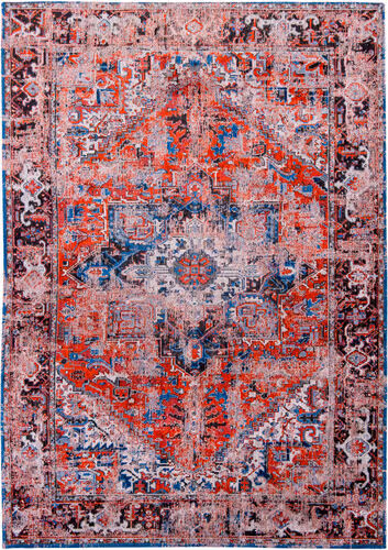Louis De Poortere Antiquarian - Heriz Multi-Colored Flatweave Cotton Rug Product Image