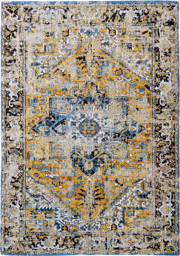 Louis De Poortere Antiquarian - Heriz Multi-Colored Flatweave Cotton Rug Product Image