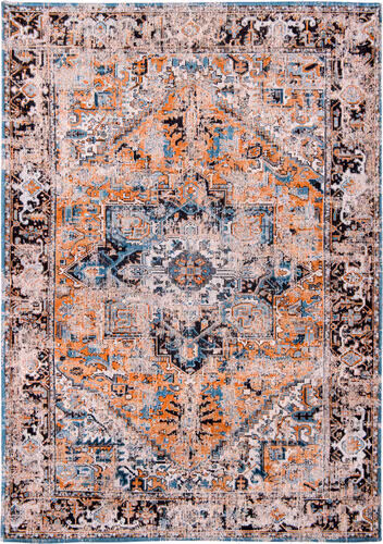 Louis De Poortere Antiquarian - Heriz Multi-Colored Flatweave Cotton Rug Product Image