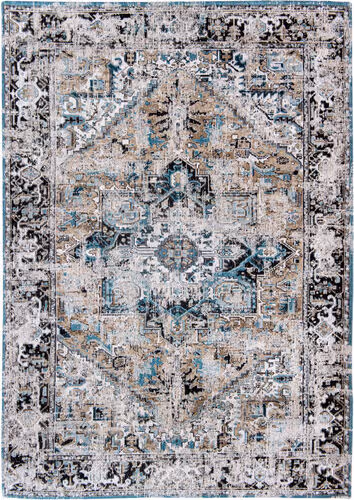 Louis De Poortere Antiquarian - Heriz Multi-Colored Flatweave Cotton Rug Product Image