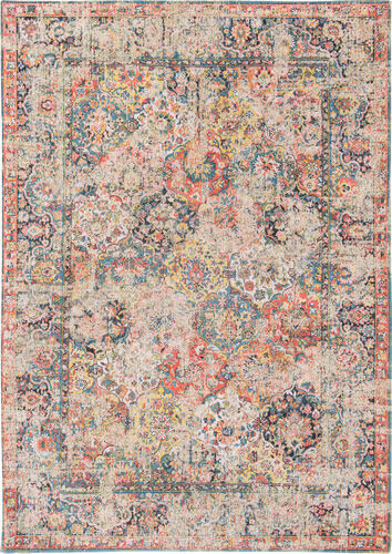 Louis De Poortere Antiquarian - Bakhtiari Multi-Colored Flatweave Cotton Rug Product Image