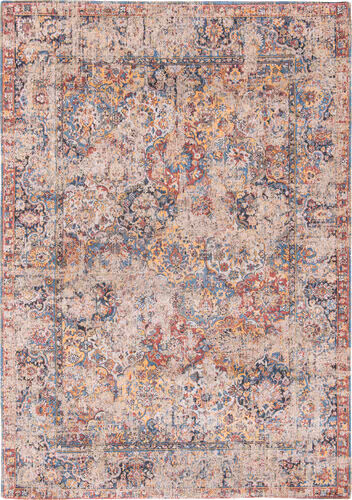 Louis De Poortere Antiquarian - Bakhtiari Multi-Colored Flatweave Cotton Rug Product Image