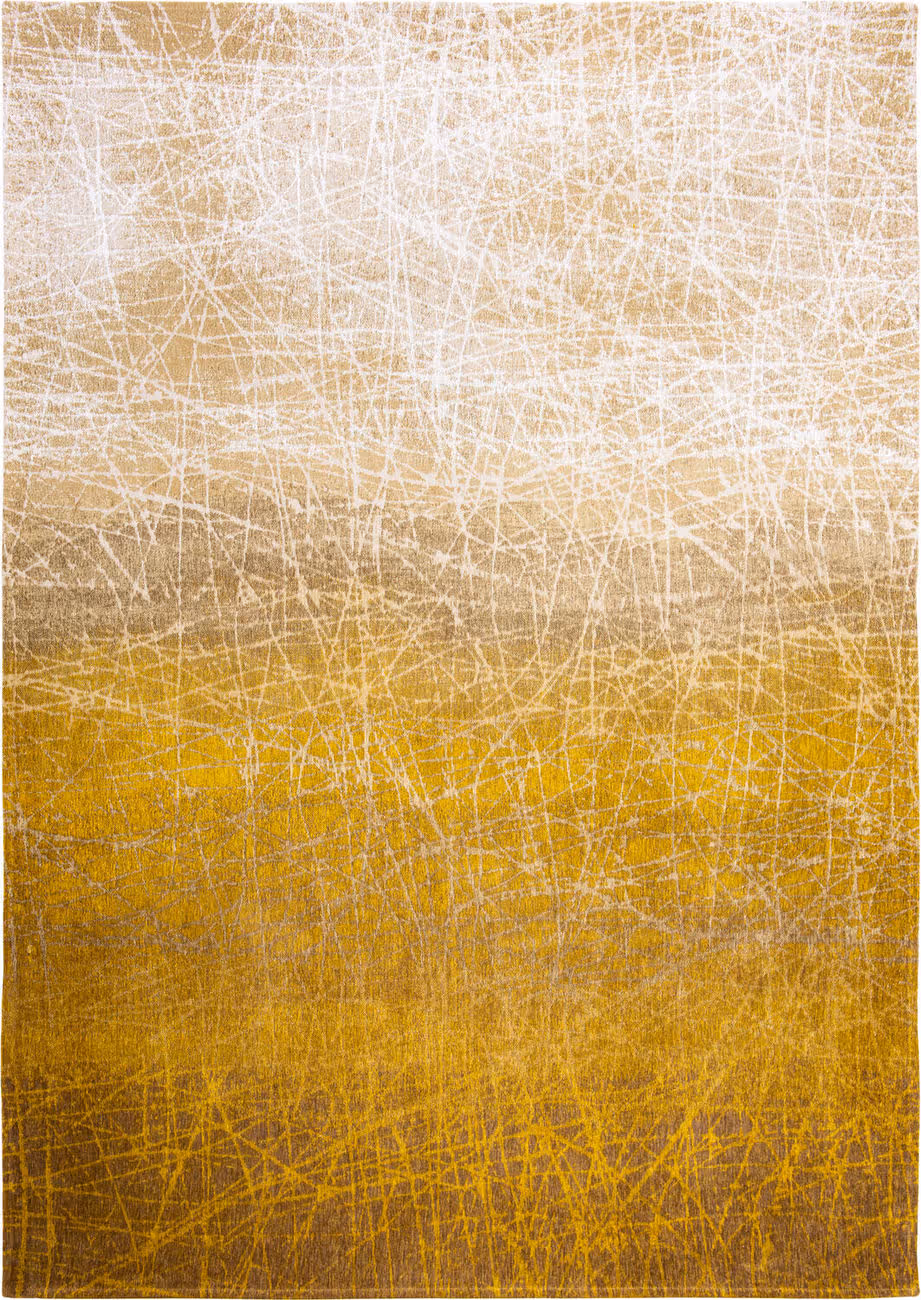 Louis De Poortere Mad Men - Fahrenheit Yellow Flatweave Cotton Rug