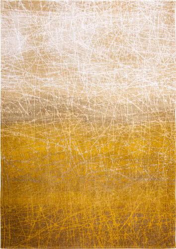 Louis De Poortere Mad Men - Fahrenheit Yellow Flatweave Cotton Rug Product Image