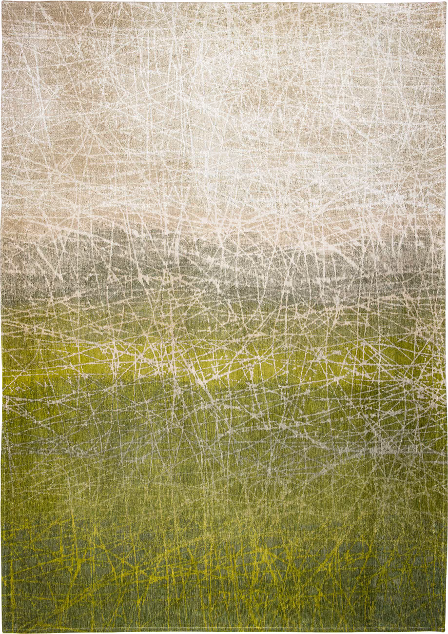 Louis De Poortere Mad Men - Fahrenheit Green Flatweave Cotton Rug