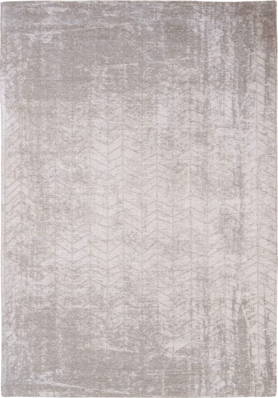 Louis De Poortere Mad Men - Jacob's Ladder Gray Flatweave Cotton Rug