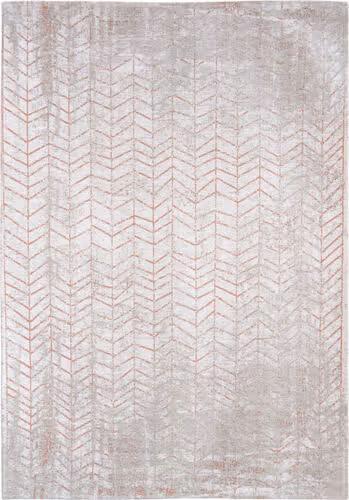 Louis De Poortere Mad Men - Jacob's Ladder Gray Flatweave Cotton Rug Product Image