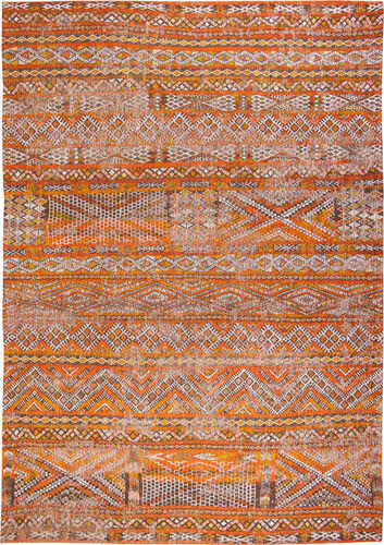 Louis De Poortere Antiquarian - Kilim Orange Flatweave Cotton Rug Product Image