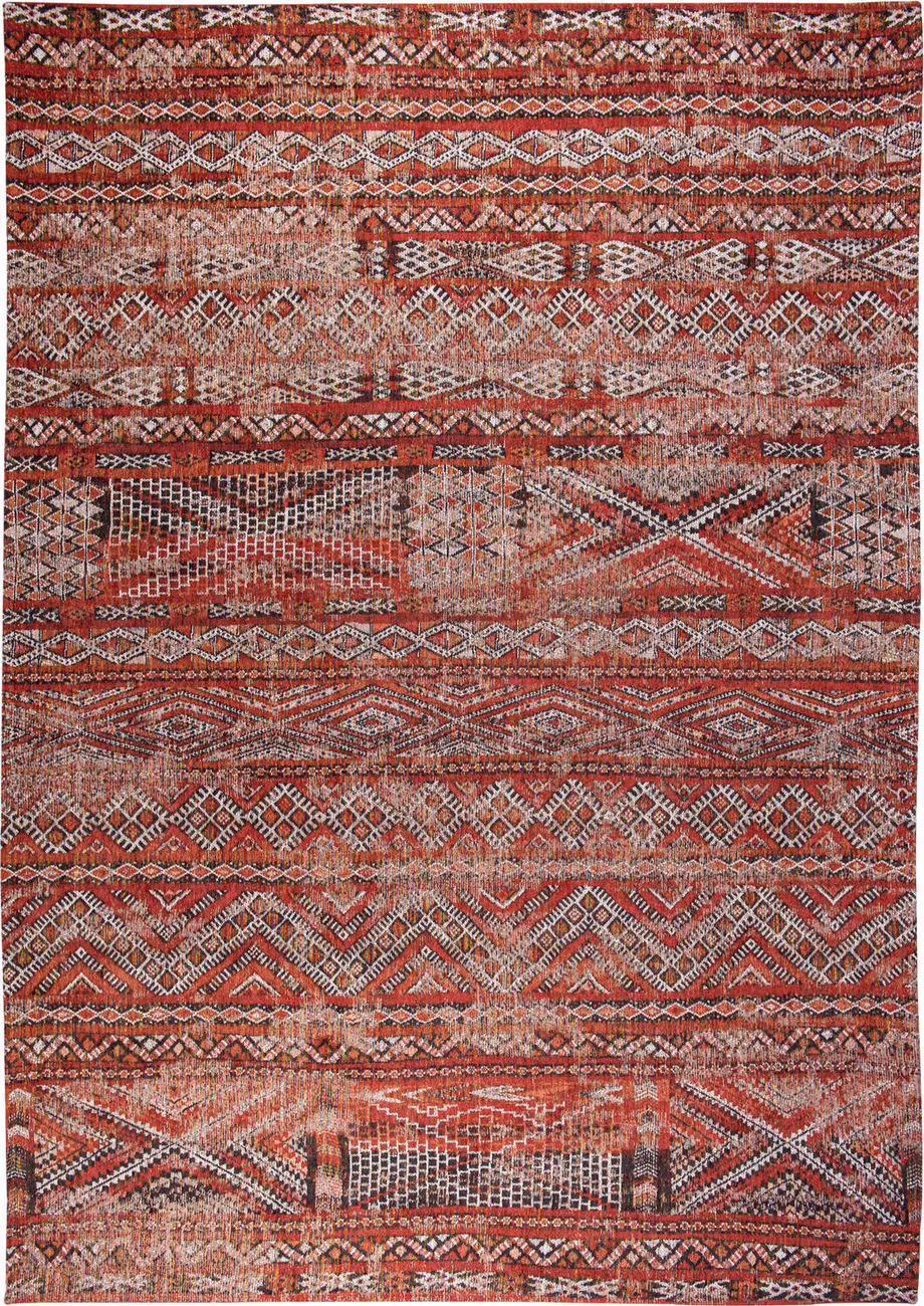 Louis De Poortere Antiquarian - Kilim Red Flatweave Cotton Rug