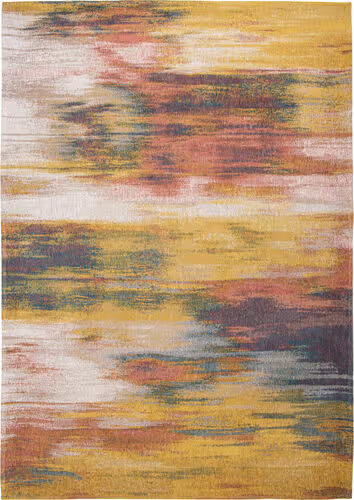 Louis De Poortere Atlantic - Monetti Multi-Colored Flatweave Cotton Rug Product Image