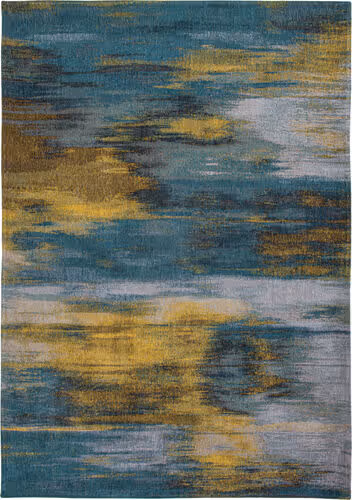 Louis De Poortere Atlantic - Monetti Multi-Colored Flatweave Cotton Rug Product Image
