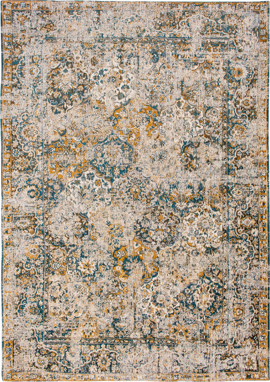 Louis De Poortere Antiquarian - Bakhtiari Multi-Colored Flatweave Cotton Rug