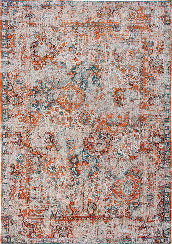 Louis De Poortere Antiquarian - Bakhtiari Multi-Colored Flatweave Cotton Rug Product Image