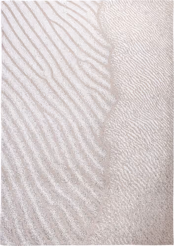 Louis De Poortere Waves - Shores White Flatweave Cotton Rug Product Image