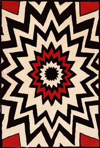 M&M Black Designer Abstract Rug Product Image
