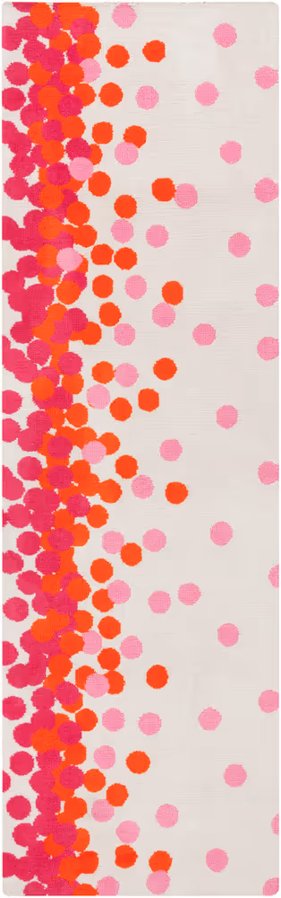 Surya Abigail ABI-9051 Bright Pink Synthetic Abstract Rug