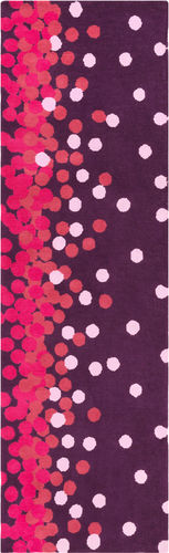 Surya Abigail ABI-9053 Dark Purple Abstract Synthetic Rug Product Image