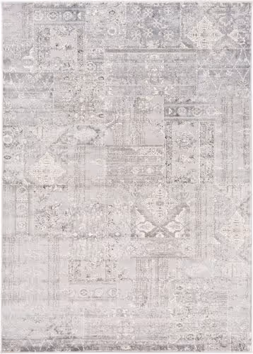 Surya Amadeo ADO-1001 Silver Gray Synthetic Patterned Rug Product Image