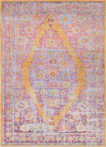 Surya Antioch AIC-2303 Bright Pink Synthetic Traditional Rug Product Image