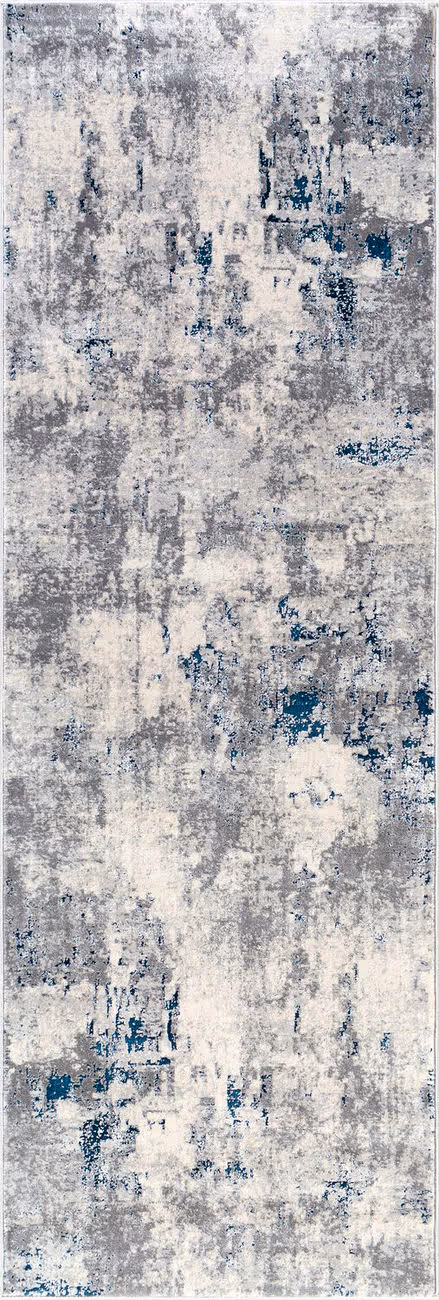 Modern Loom Aisha Ais-2314 Gray Power Loomed Synthetic Rug